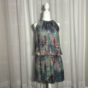 Ramy Brook Multicolor Halter Mini Dress